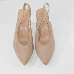 a new day Shoes - Tan Nude Kitten Heels Slingback a new day Shoes - Tan Nude Kitten Heels Slingback